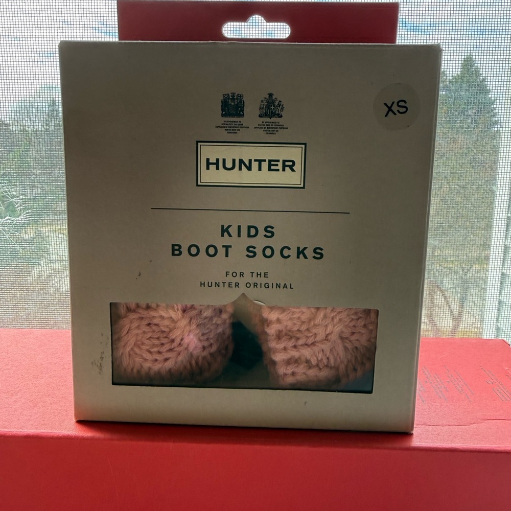 Hunter Kids Boot Socks in Light Pink